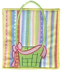 Picture of Basket In Block Machine Embroidery Design