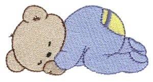 Picture of Teddy Bear Dreamer Machine Embroidery Design