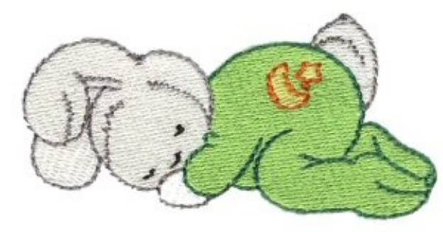 Picture of Bunny Rabbit Dreamer Machine Embroidery Design