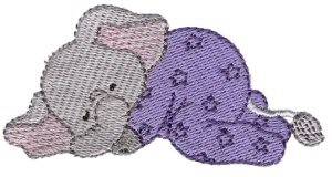 Picture of Elephant Dreamer Machine Embroidery Design