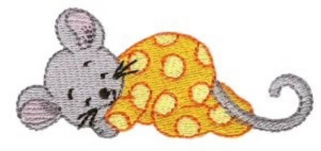 Picture of Little Mouse Dreamer Machine Embroidery Design