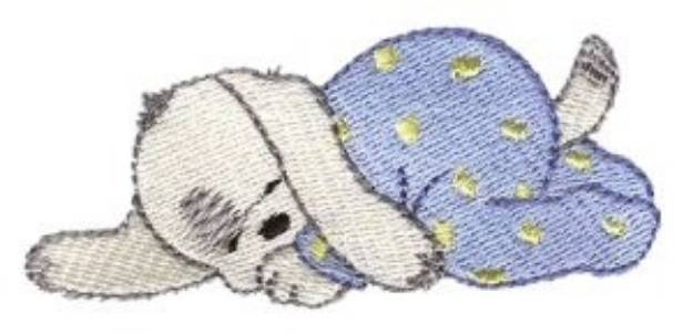 Picture of Puppy Dog Dreamer Machine Embroidery Design