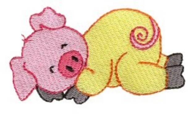 Picture of Little Piggy Dreamer Machine Embroidery Design