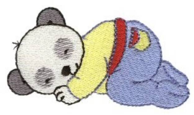 Picture of Panda Bear Dreamer Machine Embroidery Design