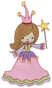 Picture of Little Star Princess Machine Embroidery Design