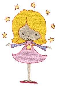 Picture of Little Stars Dancer Machine Embroidery Design