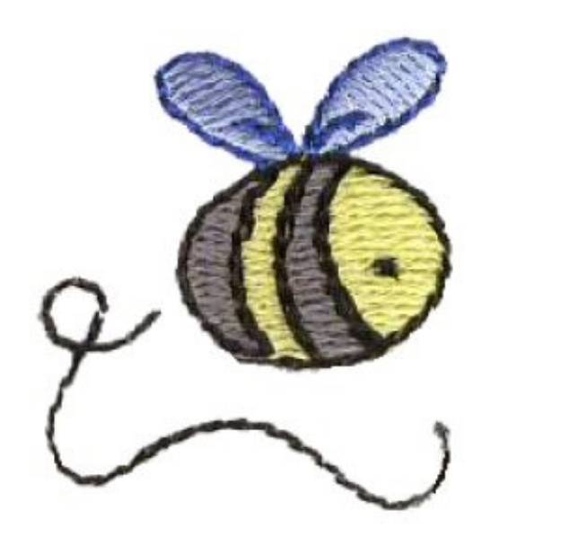 Picture of Mini Bumblebee Machine Embroidery Design