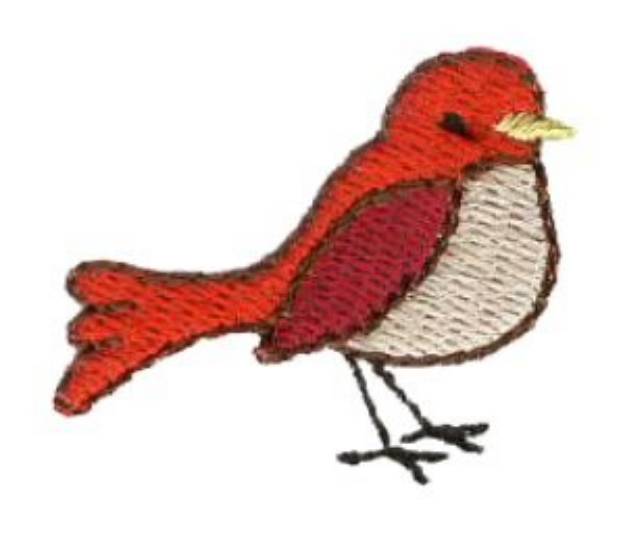 Picture of Mini Cardinal Machine Embroidery Design