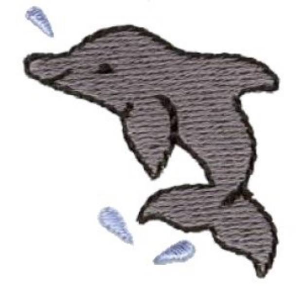 Picture of Mini Dolphin Machine Embroidery Design