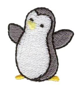 Picture of Mini Penguin Machine Embroidery Design