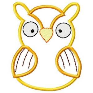 Picture of Sweet Owl Applique Machine Embroidery Design