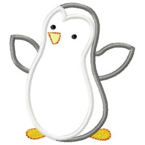 Picture of Sweet Penguin Applique Machine Embroidery Design