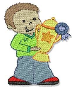 Picture of Little Stars Boy Machine Embroidery Design