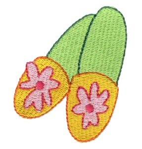 Picture of Pajama Party Slippers Machine Embroidery Design