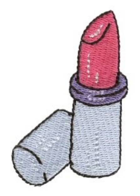 Picture of Pajama Party Lipstick Machine Embroidery Design