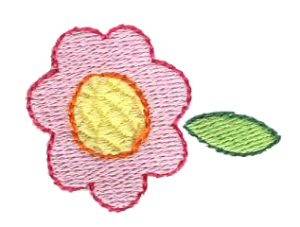 Picture of Pajama Party Flower Machine Embroidery Design