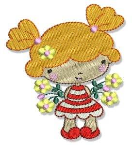 Picture of Spring Cutie Machine Embroidery Design