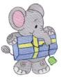Picture of Little Jumbo & Gift Machine Embroidery Design