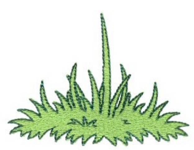 Picture of Grass Accent Machine Embroidery Design