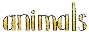 Picture of Animals Sign Machine Embroidery Design