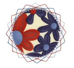Picture of Circular Applique Patch Machine Embroidery Design