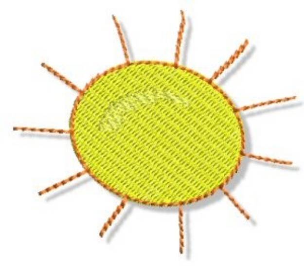 Picture of Penelopes World Sun Machine Embroidery Design