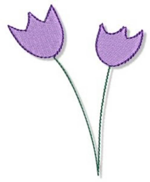 Picture of Penelopes World Tulips Machine Embroidery Design