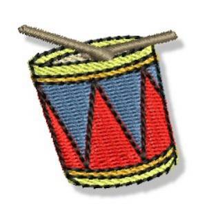 Picture of Mini Snare Drum Machine Embroidery Design