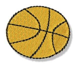 Picture of Mini Basketball Machine Embroidery Design