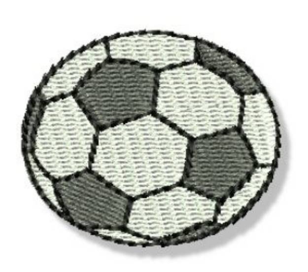 Picture of Mini Soccer Ball Machine Embroidery Design