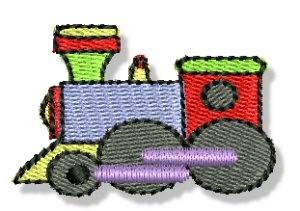 Picture of Mini Train Engine Machine Embroidery Design