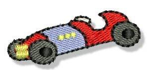Picture of Mini Race Car Machine Embroidery Design