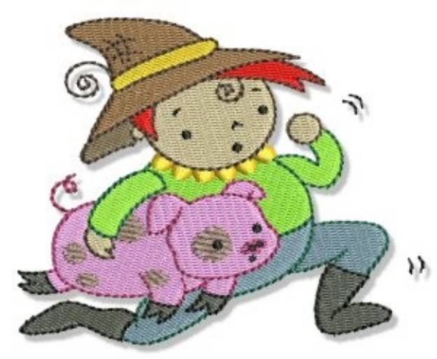 Picture of Tom The Pipers Son Machine Embroidery Design