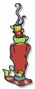 Picture of Country Snowman Hat Machine Embroidery Design