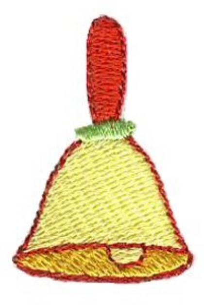 Picture of Christmas Mini Bell Machine Embroidery Design