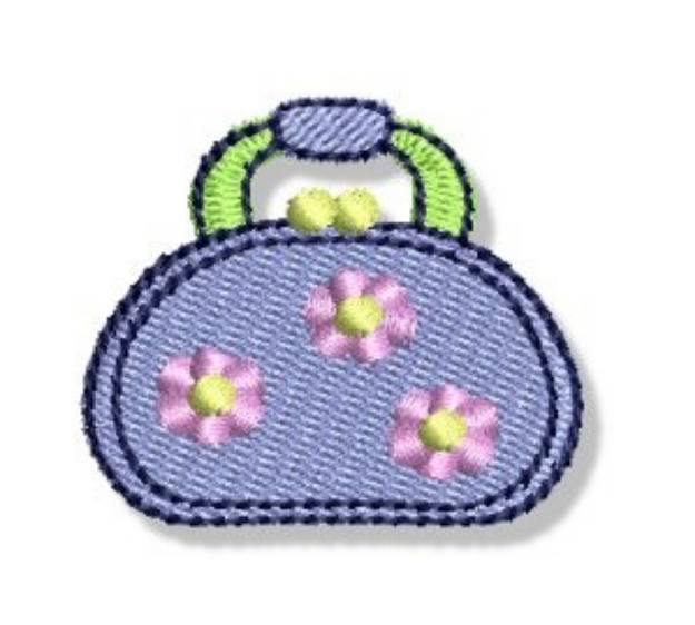 Picture of Girls Mini Purse Machine Embroidery Design