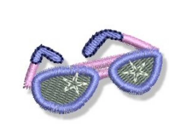 Picture of Girls Mini Sunglasses Machine Embroidery Design
