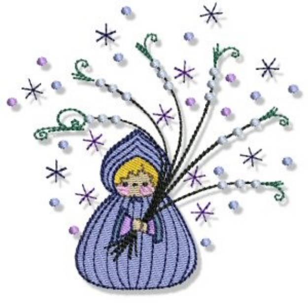 Picture of Bubba Boo In Winter Machine Embroidery Design