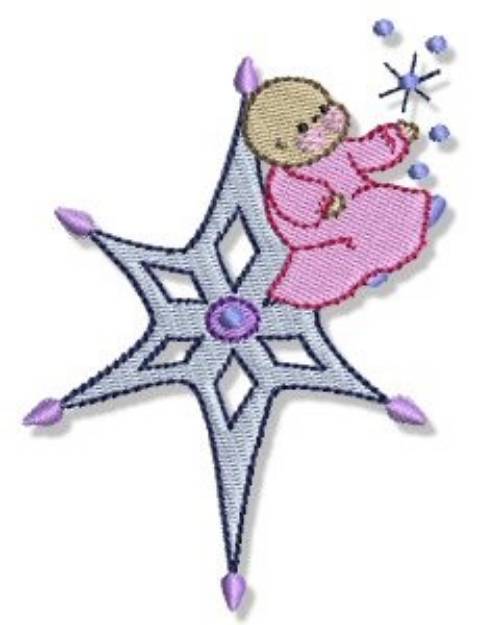 Picture of BubbaBoo In Snowy Winter Machine Embroidery Design