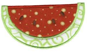 Picture of Watermelon Applique Machine Embroidery Design