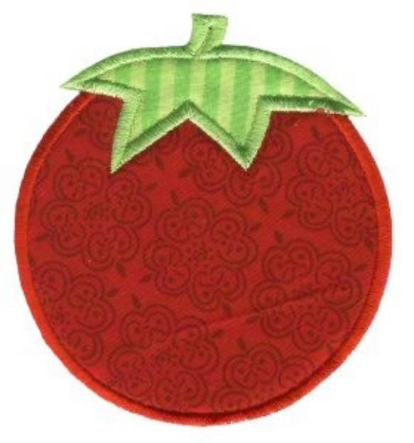 Picture of Tomato Applique Machine Embroidery Design