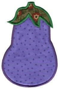 Picture of Eggplant Applique Machine Embroidery Design