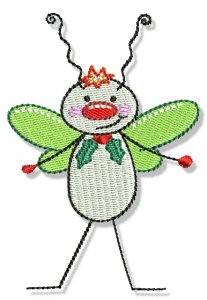 Picture of Buggin Out Christmas Machine Embroidery Design