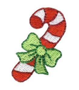 Picture of Christmas Mini Candy Cane Machine Embroidery Design