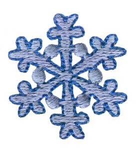 Picture of Christmas Mini Snowflake Machine Embroidery Design