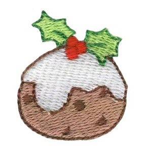 Picture of Christmas Mini Fruitcake Machine Embroidery Design