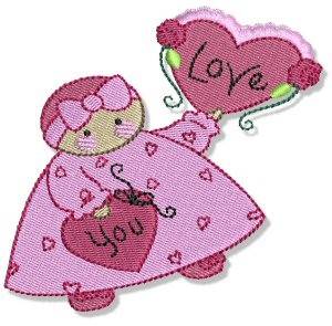 Picture of BubbaBoo Love You Machine Embroidery Design