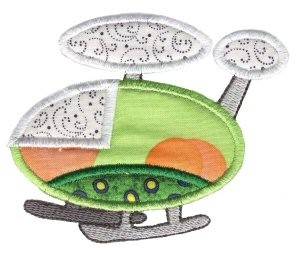 Picture of Helo On The Move Applique Machine Embroidery Design