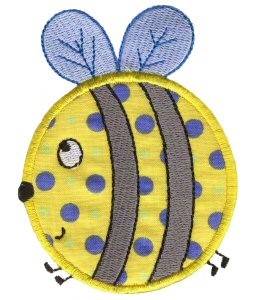 Picture of Roundys Bee Applique Machine Embroidery Design