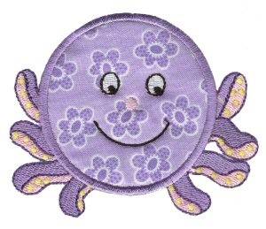 Picture of Roundys Octopus Applique Machine Embroidery Design